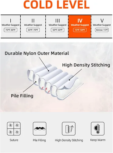 Vista 5 de BALEAF Pantalones de plumón para mujer, ultraligeros, resistentes al agua, para esquí, nieve, pantalones acolchados y abrigados