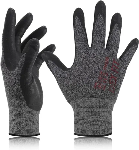Vista 13 de DEX FIT Nitrile Work Gloves FN330,Stretch Fit, Touchscreen, Power Grip in Wet & Oily Conditions, Men & Women