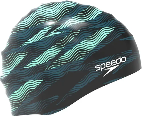 Vista 23 de Speedo - Gorra de natación, silicona sólida Negro