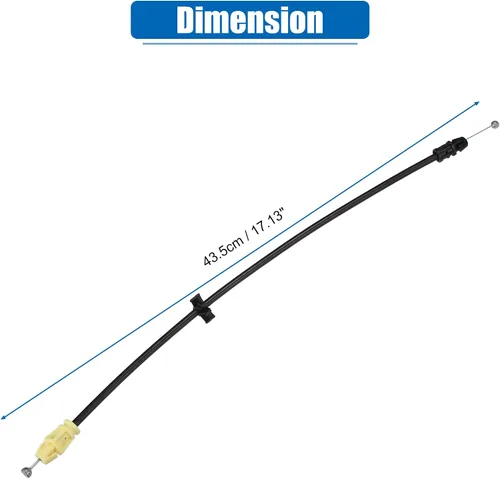 Vista 7 de uxcell Cable de bloqueo de puerta lateral delantera para Chevrolet Silverado para GMC Sierra Cable de pestillo de puerta reemplazar 25880301