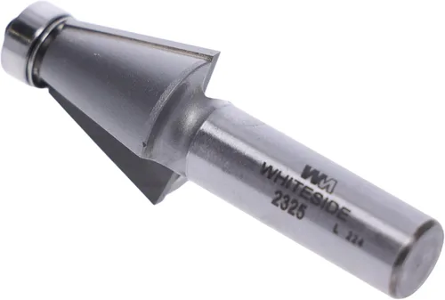 Vista 3 de Whiteside Broca biselada del borde de los pedazos 2325 del router con la longitud de corte de 15 grados de 1 pulgada