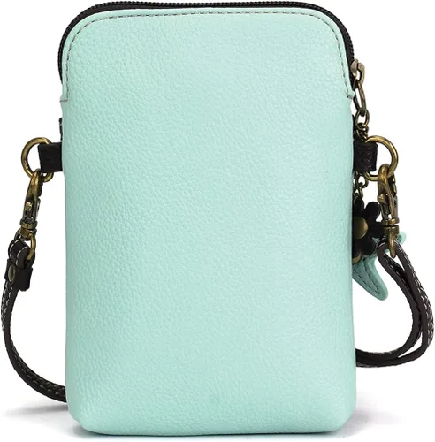 Vista 3 de Chala - Bolsa de piel sintética multicolor con correa ajustable para teléfono celular