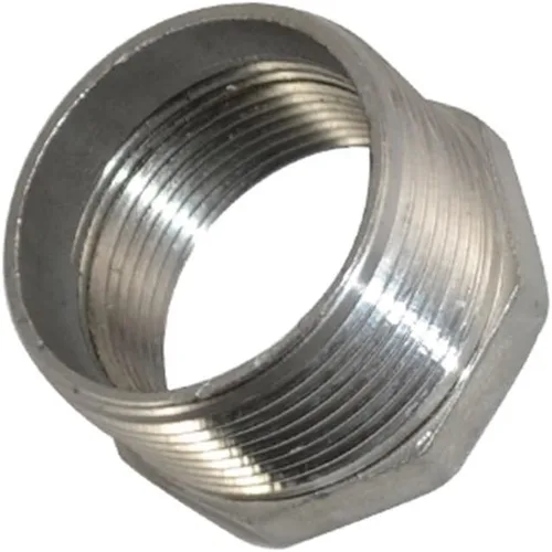 Vista 9 de Buje Reductor de Rosca de 2" Macho x 1-1/4" Hembra para Conexión de Tubería, Adaptador, Acero Inoxidable SS 304 NPT (2" Macho x 1-1/4" Hembra)