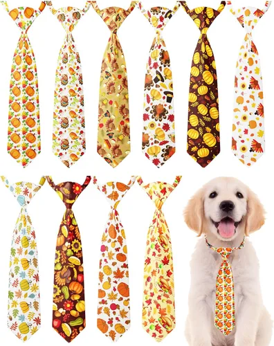 Vista 35 de PET SHOW Paquete de 10 corbatas para perros de feliz cumpleaños, XS