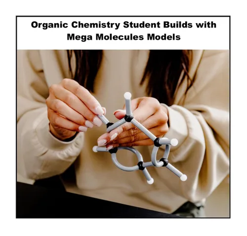 Vista 3 de Mega Molecules Organic Plus Molecular Model Set - Kit de química orgánica para estudiantes y profesores Visualiza estructuras, enlaces