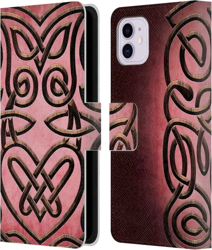 Vista 8 de Head Case Designs Funda de piel con licencia oficial de Brigid Ashwood Awen Celtic Wisdom 3, tipo cartera compatible con Apple iPhone 11
