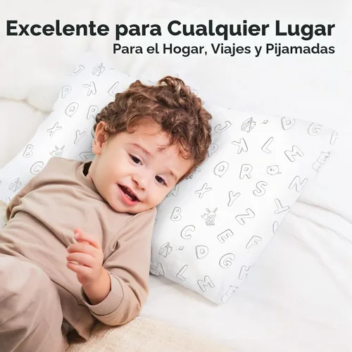 Vista 5 de KeaBabies - Funda de almohada de algodón orgánico de 13 x 18 pulgadas (ABC Land)