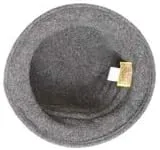 Vista 6 de Scala Cloche de lana hervida con rosetas para mujer