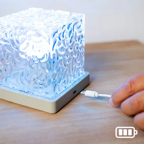Vista 4 de Proyector LED de Auroras Boreales Recargable Boralamp InnovaGoods