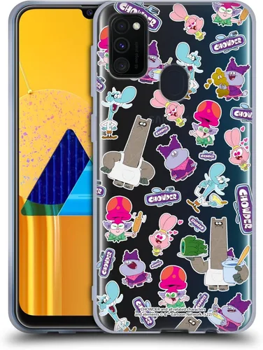 Vista 8 de Head Case Designs Officially Licensed Chowder: Animated Series Character Art Graphics Gel Case [Military Grade Protection] Compatible with Galaxy