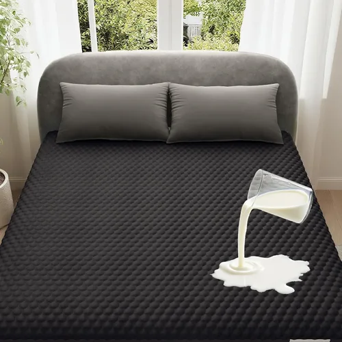 Vista 15 de OhGeni - Protector de colchón 100 % impermeable, almohadilla suave para colchón tamaño individual, resistente al pelo de mascotas y a la enuresis