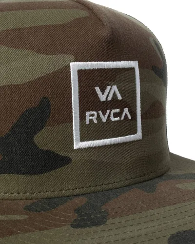 Vista 3 de RVCA Gorra de camionero ajustable Snapback para hombre