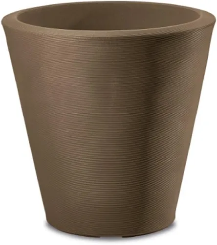 Vista 27 de Crescent Garden Madison Planter– Maceta resistente a la intemperie, doble pared para interiores y exteriores con orificio de drenaje, contenedor