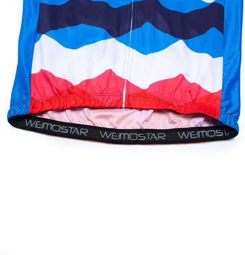 Vista 127 de Weimostar Hombre Ciclismo Jersey Manga Corta Bicicleta Ropa Multicolor Diamante