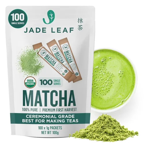 Vista 12 de Jade Leaf – Té verde en polvo, orgánico y japonés, de grado culinario supremo (el preferido por los Chefs y cafeterías para mezclar & hornear)