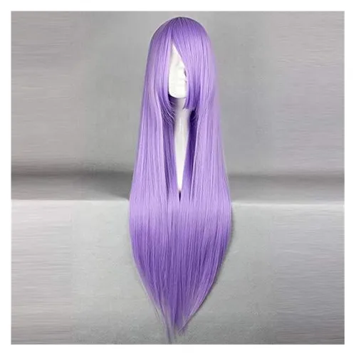Vista 2 de LCNING Saint Seiya Cosplay Pelucas Saori Kido Cosplay Pelucas resistente al calor sintético anime Cosplay peluca Halloween Carnaval fiesta mujeres