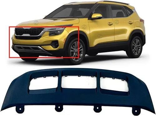 Vista 19 de FitParts Compatible con Nissan Titan 2017 cubierta de parachoques delantero superior