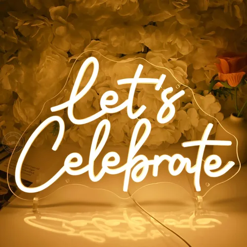 Vista 10 de Planzo 16 Dieciséis LED Neon Sign Light 16th Birthday Party Gift Decoración de pared Backdrop Bedroom Living Room Neon Light Sign Decor, Happy