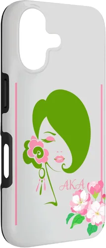 Vista 3 de Black Sorority Excellence Beautiful Woman Pink & Green Case for iPhone 17