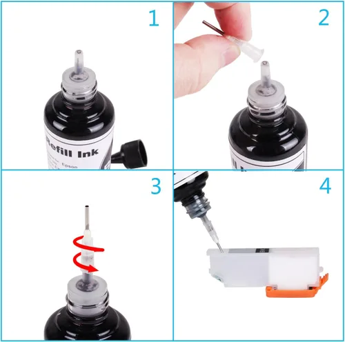 Vista 4 de Tinta de impresión regular (no tinta de sublimación) para t277 t277XL620 t277XL120-s t277XL420 t277XL320 t277XL920 t277XL520 Expression Photo XP-970