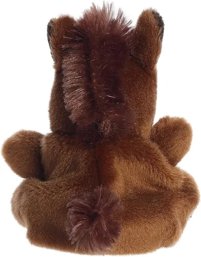 Vista 5 de Aurora® Adorable animal de peluche Palm Pals™ Truffle Brown Horse™, divertido peluche coleccionable para niños y adultos, perfecto para decorar