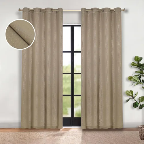 Vista 20 de Superior Cortinas opacas, oscurecimiento de la habitación para dormitorio, sala de estar, bloqueo solar, térmicas, estilo moderno, cabecera
