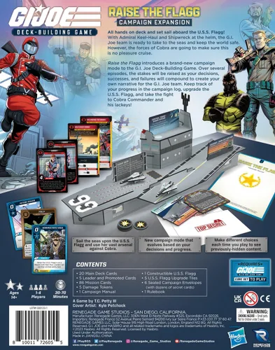 Vista 2 de Renegade Game Studios G.I. Joe Juego de construcción de mazos - Raise The Flagg