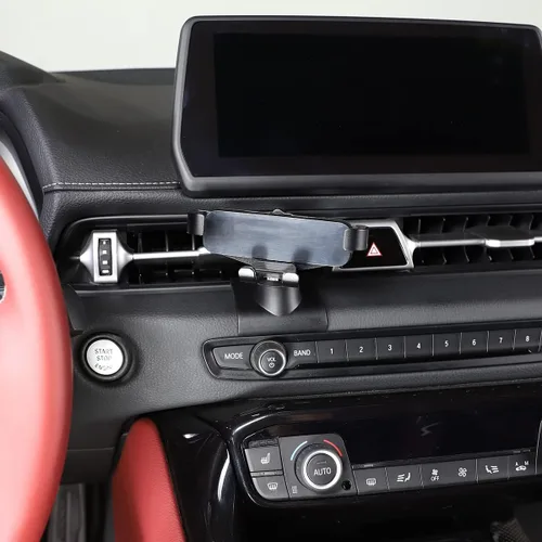 Vista 3 de Daeiclru Soporte de teléfono para automóvil compatible con Toyota Supra GR A90 A91 MK5 2019-2022, soporte de montaje para salpicadero, consola