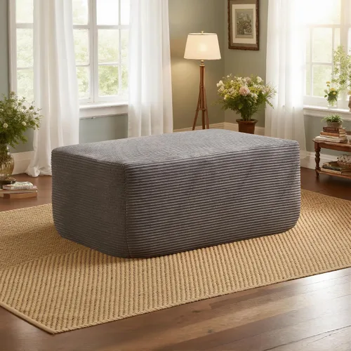 Vista 25 de Sofá modular Cloud de 96 pulgadas con tumbona, asiento profundo en forma de L, moderno sofá cama sin hueso, no requiere montaje, sofás sin hueso