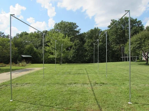 Vista 6 de 12 'x 12' x? Heavy Duty Marco de béisbol y softball Jaula de bateo Kit EZ Up & Down