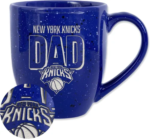 Vista 41 de Rico Industries NBA 16 oz Team Color Laser Engraved Speckled Ceramic Coffee Mug 3-Color del