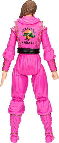 Vista 4 de Hasbro Power Rangers x Cobra Kai Ligtning Collection - Figura de guardabosques Samantha LaRusso rosa de Mantis (5.9 in)