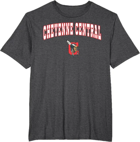 Vista 13 de Cheyenne Central High School Indians T-Shirt C2