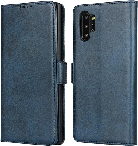 Vista 17 de iCoverCase Funda tipo cartera para Samsung Galaxy Note 10 Plus, cuero sintético de alta calidad, ranuras para tarjetas, soporte para tarjetas