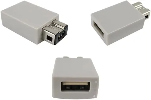 Vista 6 de Controlador inalámbrico para SNES ClassicPC, 2.4G recargable Gamepad Joystick con receptor, con adaptador USB para PC (2 moradas)