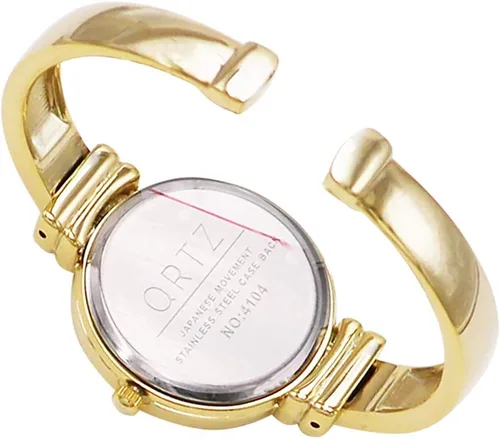 Vista 2 de Rosemarie Collections Reloj de pulsera de metal con madreperla para mujer (dorado)