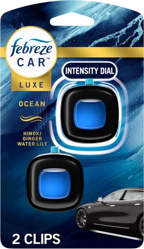 Vista 23 de Febreze AUTO - Clip de ventilación aromatizante para automóvil Ember, 0.07 onzas. Clip de ventilación para automóvil, paquete de 2 (EMBER)