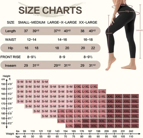 Vista 6 de Paquete de 3 leggings para mujer, no se transparentan, cintura alta, control de abdomen, pantalones de yoga, entrenamiento, correr, leggings