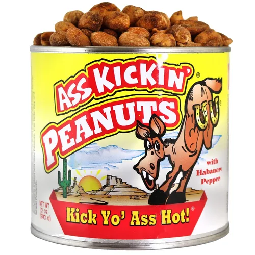 Vista 16 de ASS KICKIN' Cacahuetes Bacon Ranch – 12oz – Último regalo gourmet de cacahuetes – Pruébalo si te atreves!