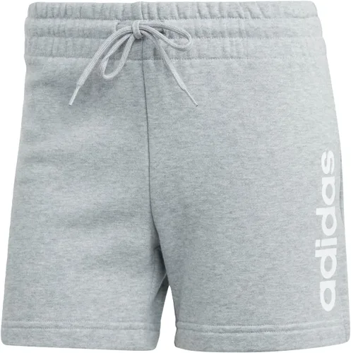 Vista 2 de adidas Pantalones cortos lineales de rizo francés Essentials de talla grande para mujer