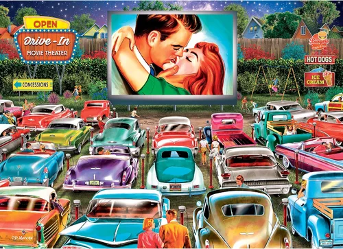 Vista 8 de RoseArt - Back to the Past - Backyard BBQ - Rompecabezas de 1000 piezas para adultos
