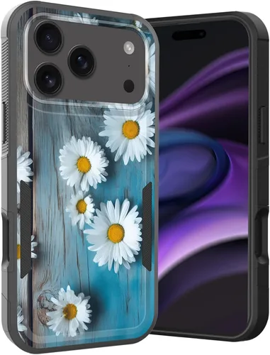 Vista 247 de Funda para iPhone Air, doble capa híbrida resistente resistente a prueba de golpes de policarbonato duro + funda protectora de silicona suave