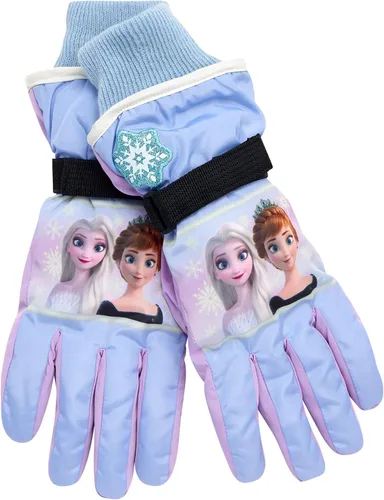 Vista 5 de Disney Juego de guantes de nieve aislados para niñas Minnie Mouse o Frozen Winter Hat bufanda y manoplas o guantes niño pequeño