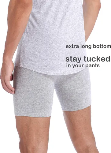Vista 6 de Comfneat Camisetas interiores para hombre 100% algodón, cómodas camisetas con cuello en V (paquete de 46)