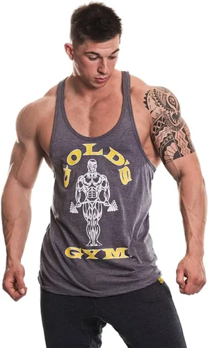 Vista 3 de Gold's Gym Camiseta sin mangas con espalda en Y Muscle Joe Premium Stringer para hombre