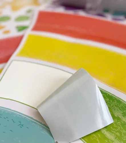 Vista 3 de PapaKit Calcomanías de vinilo grandes con diseño de arco iris para pared, para guardería, bebé, niño, adolescente, dormitorio, sala de estar