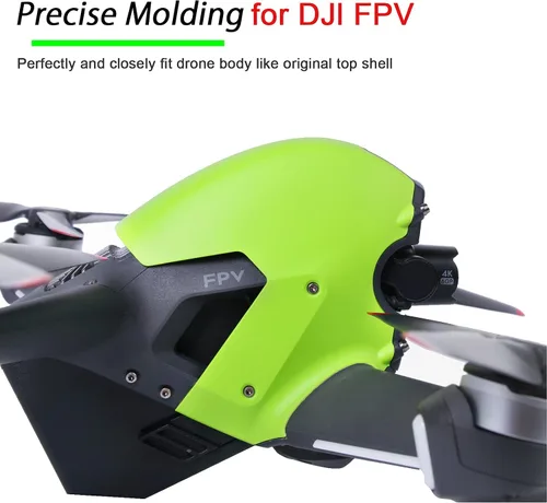 Vista 3 de FPV Carcasa superior compatible con dron DJI FPV, cubierta de repuesto de respaldo, Fly More Kit combinado con vista en primera persona Drone UAV