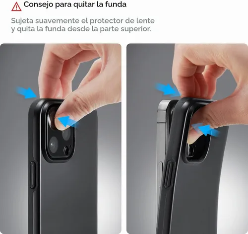 Vista 4 de Spigen Protector de pantalla para lente de cámara [GlasTR Optik] diseñado para iPhone 13 Pro Max (2021) / iPhone 13 Pro (2021) - Transparente