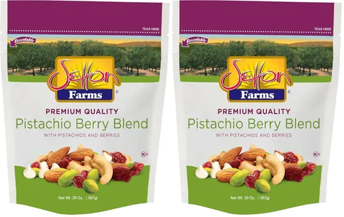 Vista 10 de Setton Farms Bolsa de mezcla de nueces de pistacho con almendras, pistachos y anacardos, bolsa resellable de 8 onzas