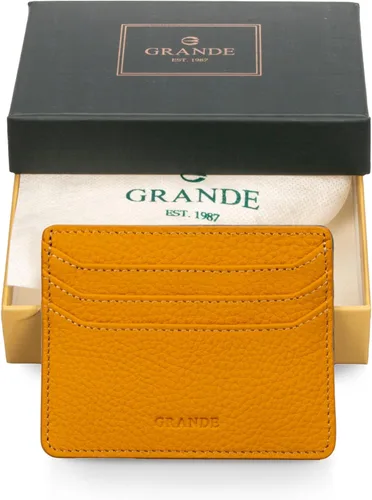 Vista 4 de Grande -3633 Estuches para tarjetas, Amarillo, Minimalista